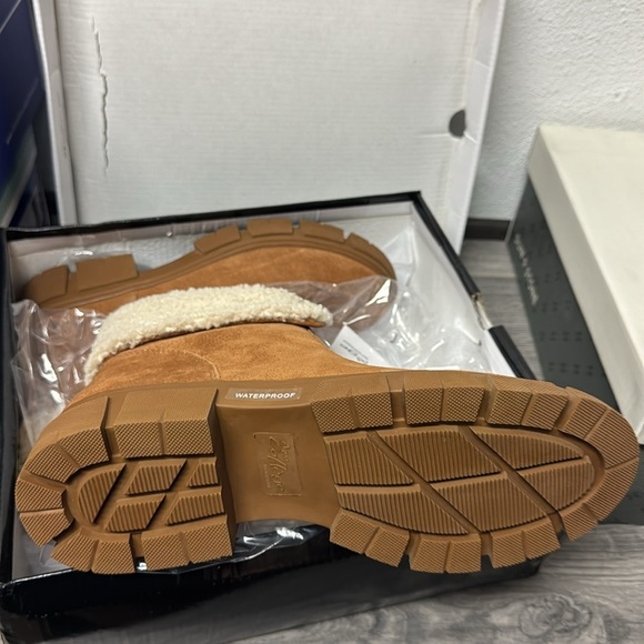 Aqua College Womens Perla Suede Winter Ankle Boots - Picture 3 of 5